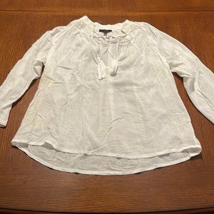 Joes Jeans White Gauzy Summer Top - Sz XS